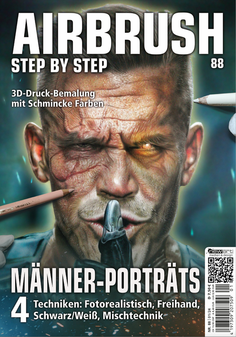 Airbrush Step by Step 88 - Benjamin Zikoll, David Kosak, Rafael Padilla Ruiz, Midas Bayle Villanueva