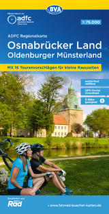 ADFC-Regionalkarte Osnabrücker Land /Oldenburger Münsterland, 1:75.000, mit Tagestourenvorschlägen, reiß- und wetterfest, E-Bike-geeignet, mit Knotenpunkten, GPS-Tracks Download - 