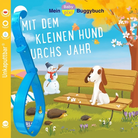 Baby Pixi (unkaputtbar) 139: Mein Baby-Pixi-Buggybuch: Mit dem kleinen Hund durchs Jahr - Katheryn Chernenko