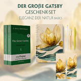 Der Große Gatsby Geschenkset - 2 Bücher (mit Audio-Online) + Eleganz der Natur Schreibset Basics - F. Scott Fitzgerald