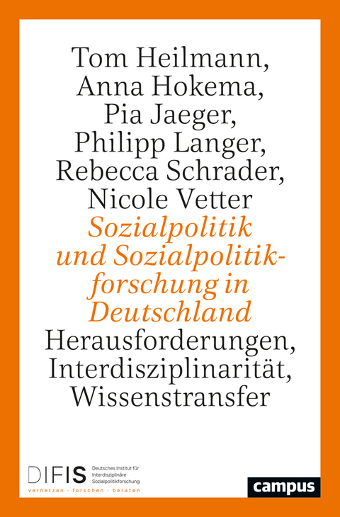 Sozialpolitik und Sozialpolitikforschung in Deutschland - Tom Heilmann, Anna Hokema, Pia Jaeger