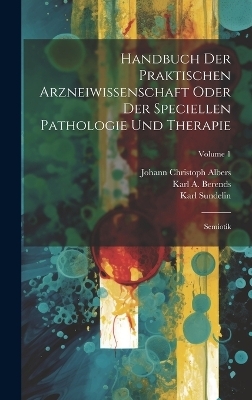 Handbuch Der Praktischen Arzneiwissenschaft Oder Der Speciellen Pathologie Und Therapie - Karl A Berends, Karl Sundelin