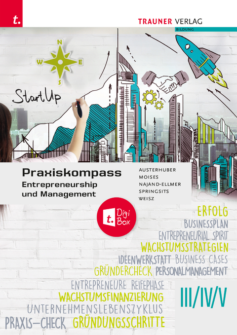 Praxiskompass Entrepreneurship III/IV/V + TRAUNER-DigiBox - Elke Austerhuber, Petra Moises, Monika Najand-Ellmer, Dagmar Springsits, Gerold Weisz