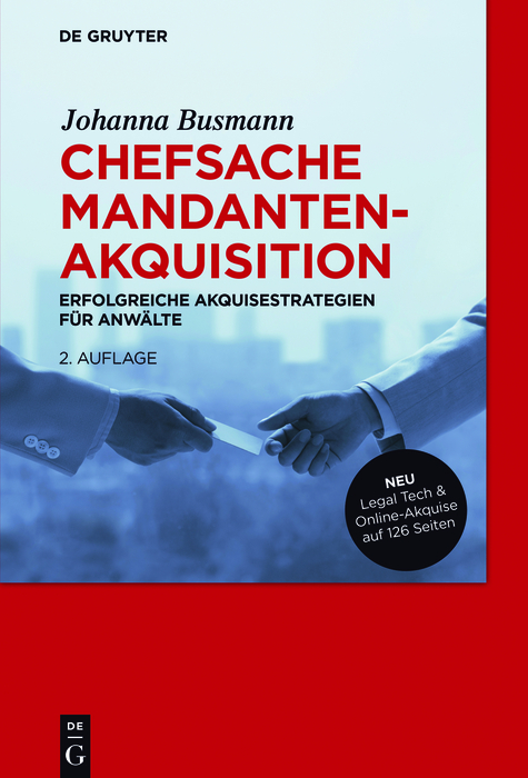 Chefsache Mandantenakquisition - Johanna Busmann