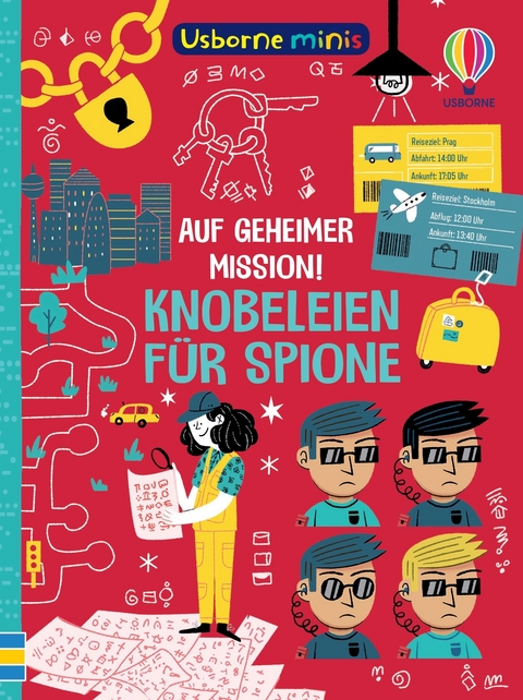 Usborne Minis: Auf geheimer Mission! Knobeleien für Spione