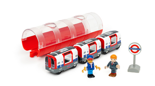 BRIO World – 36085 Trains of the World Londoner U-Bahn mit Licht und Sound | Spielzeugzug mit Licht &amp; Sound für Kinder ab 3 Jahren - 