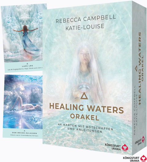 Healing Waters Orakel - 44 Karten mit Botschaften und Anleitungen - Rebecca Campbell