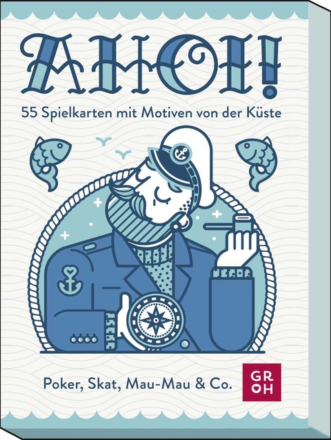 Ahoi! 55 Spielkarten mit Motiven von der Küste - 