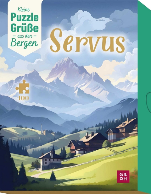 Servus! Kleine Puzzle-Grüße aus den Bergen - 