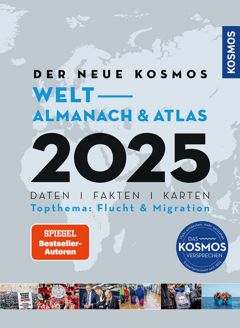 Der neue Kosmos Welt-Almanach & Atlas 2025 - Henning Aubel, Renate Ell, Engler Philip