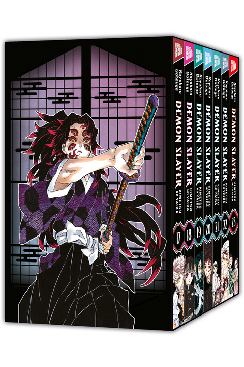 Demon Slayer - Kimetsu no Yaiba - 17-23 mit Sammelschuber - Koyoharu Gotouge