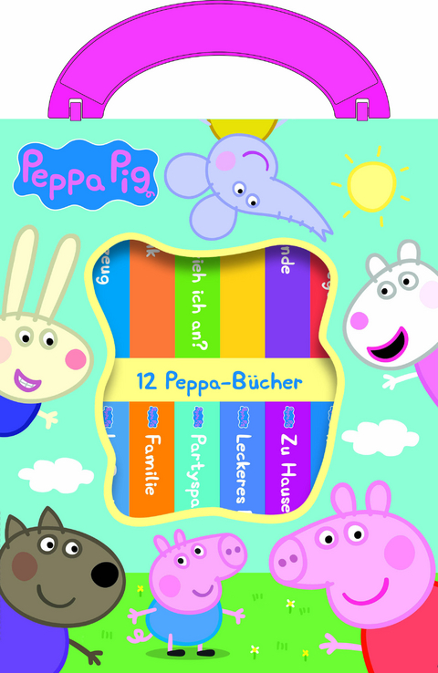 Peppa Pig - Meine erste Bibliothek - Bücherbox mit 12 Pappbilderbüchern - Peppa Wutz - 