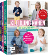 Kleidung nähen für Babys und Kids – das XXL-Set mit 18 Schnittmusterbogen in den Größen 56–164 - Lissi Wilbat, Petra Wünsche, Christina Edelmann