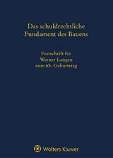 Festschrift für Werner Langen -  Fuchs