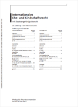 Internationales Ehe- und Kindschaftsrecht mit Staatsangehörigkeitsrecht - Henrich, Dieter; Dutta, Anatol; Ebert, Hans-Georg