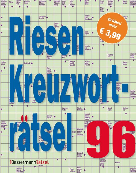 Riesen-Kreuzworträtsel 96 - Eberhard Krüger