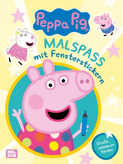 Peppa Wutz Mitmachbuch: Malspaß mit Fensterstickern