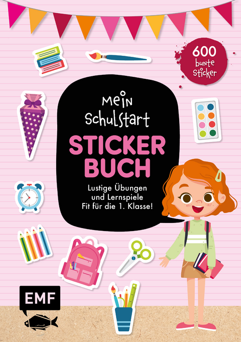 Das Stickerbuch zum Schulstart (rosa)