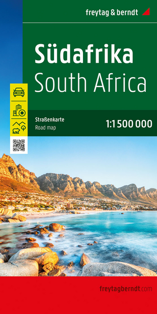 Südafrika, Straßenkarte, 1:1.500.000, freytag & berndt - 