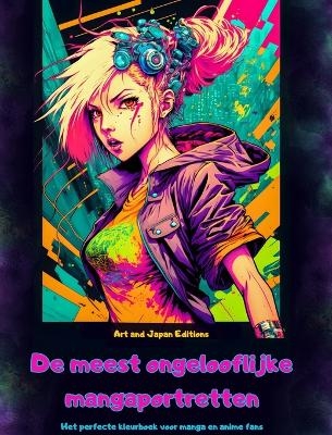 De meest ongelooflijke mangaportretten - Het perfecte kleurboek voor manga en anime fans -  Art, Japan Editions