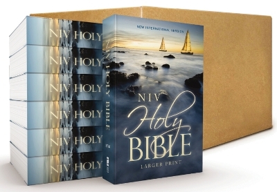 NIV, Holy Bible, Larger Print, Economy Edition, Paperback, Blue, Case of 24, Comfort Print -  Zondervan