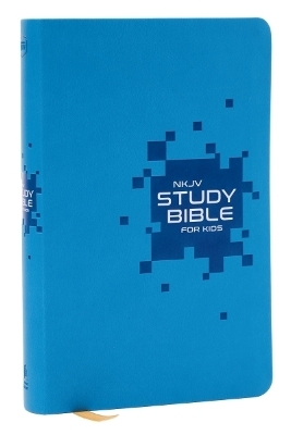 NKJV Study Bible for Kids, Blue Leathersoft:  The Premier Study Bible for Kids - Thomas Nelson