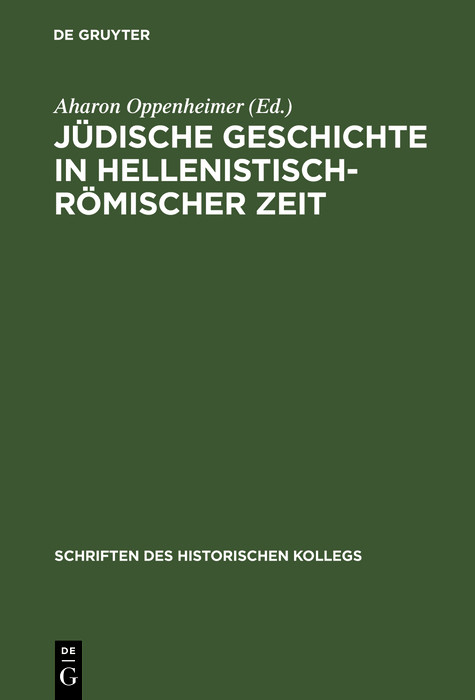 Jüdische Geschichte in hellenistisch-römischer Zeit - 