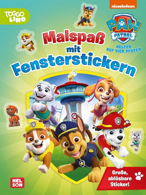 PAW Patrol Mitmachbuch: Malspaß mit Fensterstickern