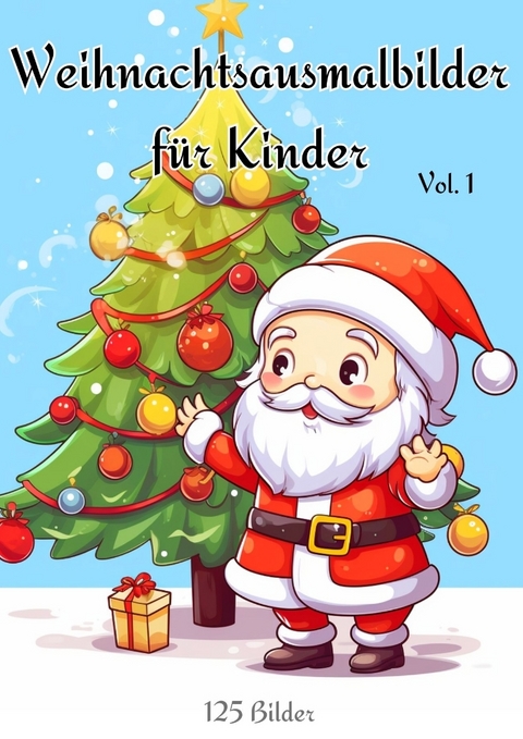 Christmas Coloring Pages For Kids Volume 1 - Christian Hagen