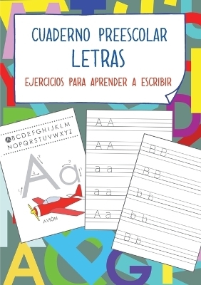 Cuaderno preescolar - Letras - Victoria Isabella