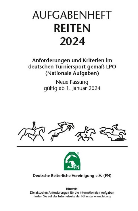 Aufgabenheft – Reiten 2024 - 