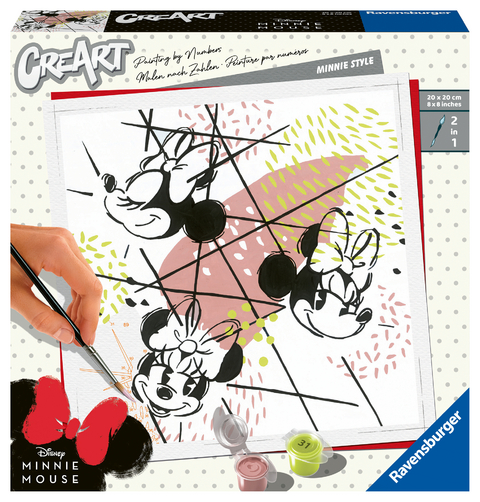 Ravensburger CreArt - Malen nach Zahlen 20127 – Minnie Style – ab 12 Jahren