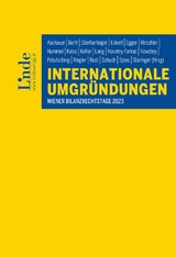 Internationale Umgründungen - Georg Eckert, Gebhard Furherr, Klaus Hirschler, Susanne Kalss, Michael Melcher, Diana Niksova, Claus Staringer, Jennifer Wedl, Martin Winner, Gerhard Wolf, Hans Zöchling