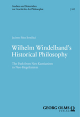 Wilhelm Windelband's Historical Philosophy - Jacinto Páez Bonifaci