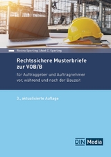 Rechtssichere Musterbriefe zur VOB/B - Buch mit E-Book - Sperling, Axel C.; Sperling, Rosina