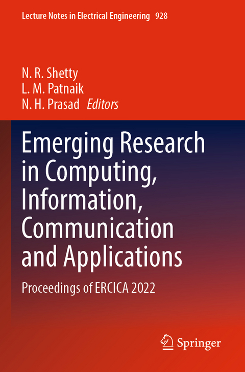 Emerging Research in Computing, Information, Communication and Applications - 