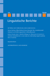 Linguistische Berichte Heft 276 - 