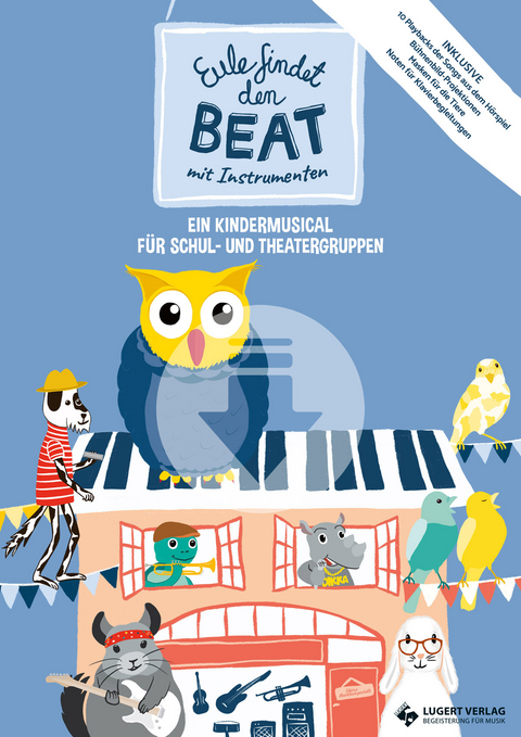 Eule findet den Beat mit Instrumenten inkl. Playback-CD