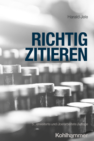 Richtig zitieren - Harald Jele