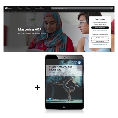 Visual Anatomy & Physiology, Australian Global Edition -- Mastering A&P with Pearson eText - Frederic Martini, William Ober, Judi Nath, Edwin Bartholomew, Kevin Petti