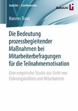 Die Bedeutung prozessbegleitender Maßnahmen bei Mitarbeiterbefragungen für die Teilnahmemotivation - Hannes Traut