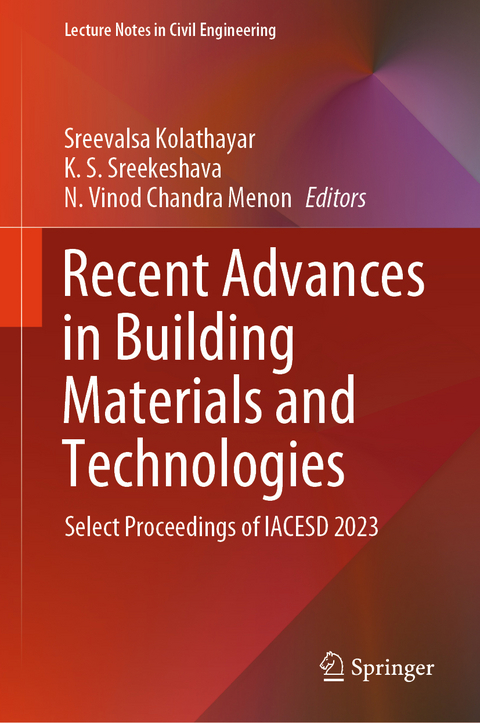 Recent Advances in Building Materials and Technologies - 