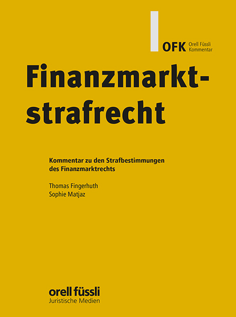 Finanzmarktstrafrecht Kommentar - 