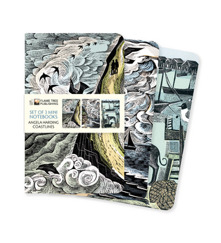 Angela Harding: Coastlines Set of 3 Mini Notebooks - Flame Tree Studio