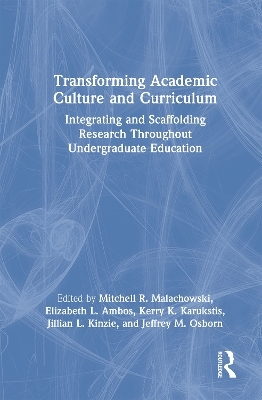 Transforming Academic Culture and Curriculum - 