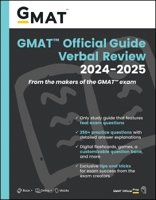 GMAT Official Guide Verbal Review 2024-2025: Book + Online Question Bank -  GMAC (Graduate Management Admission Council)