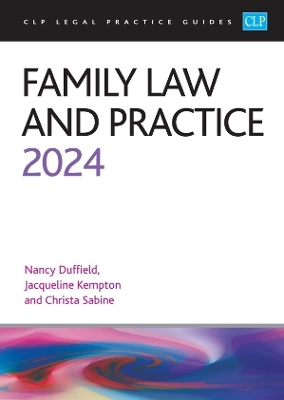 Family Law and Practice 2024 -  Sabine,  Kempton,  Duffield