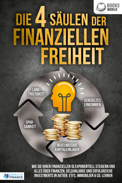 Die 4 Säulen der finanziellen Freiheit: Wie Sie Ihren finanziellen IQ exponentiell steigern und alles über Finanzen, Geldanlange und erfolgreiche Investments in Aktien, ETFs, Immobilien & Co. lernen - World of Finance