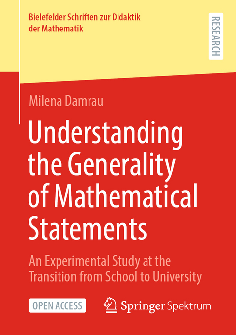 Understanding the Generality of Mathematical Statements - Milena Damrau