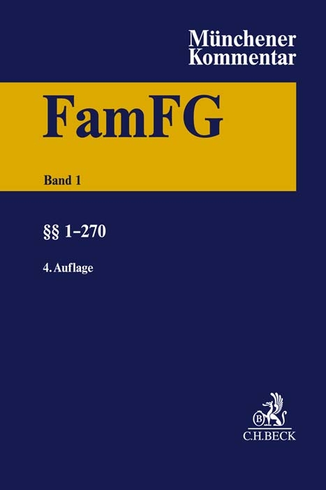 Münchener Kommentar zum FamFG Band 1: §§ 1-270 - 